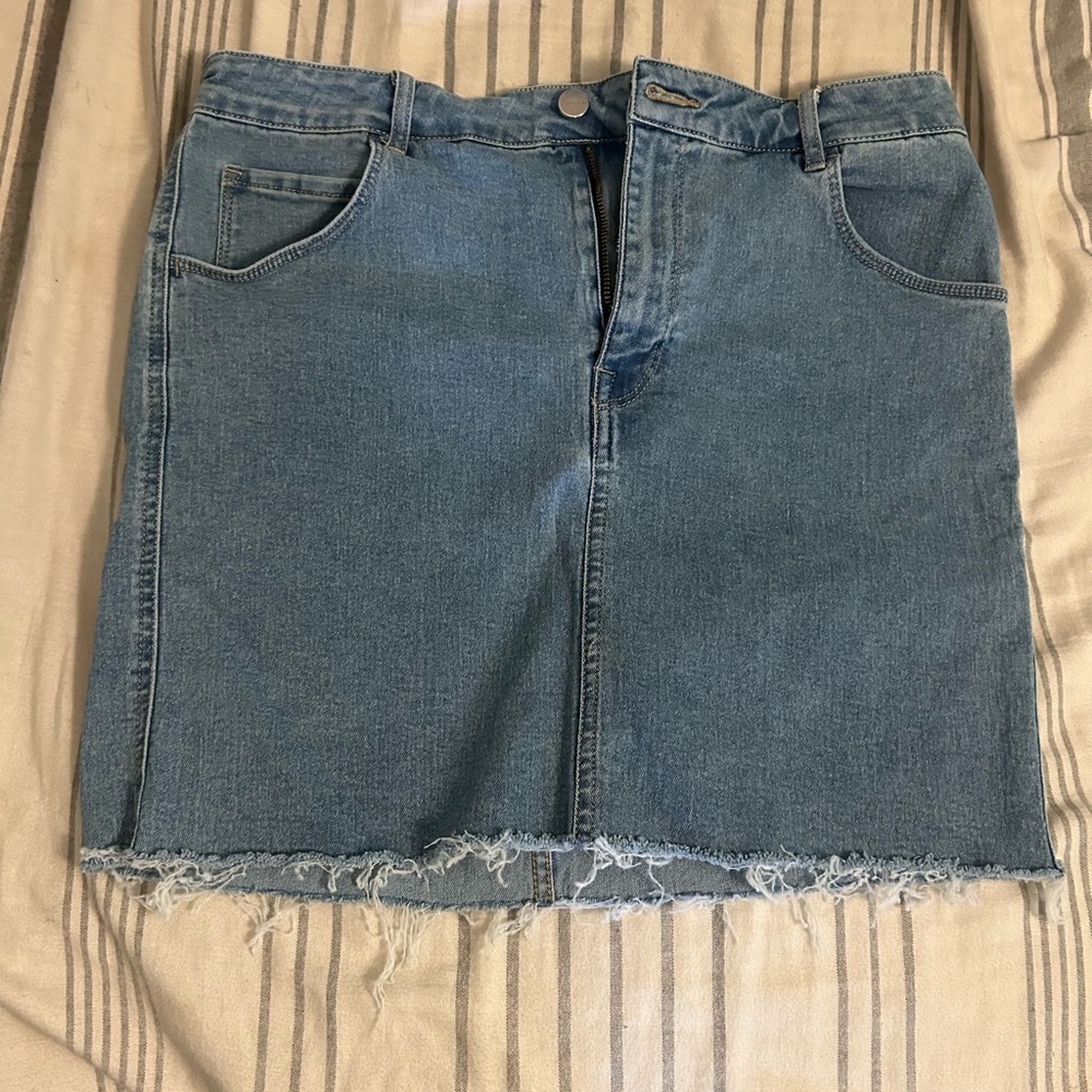 H&M mini denim skirt